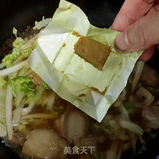 东北白菜炖干豆腐的做法步骤:5
