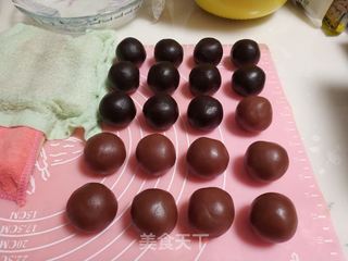 烫面蛋黄酥的做法步骤:18