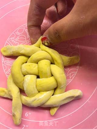 五种简单花式馒头的做法步骤:9