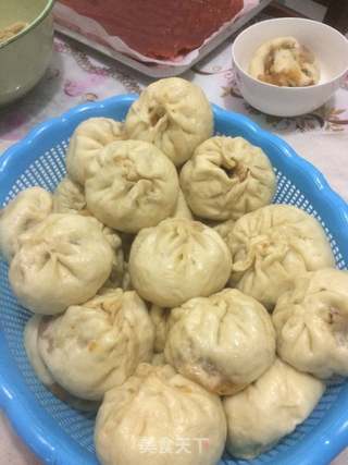茴香苗大白瓜包子的做法步骤:7