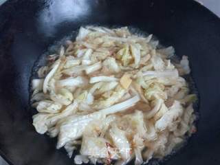 白菜炖粉条冻豆腐的做法步骤:6