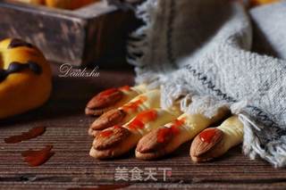 万圣节恐怖女巫手指的做法步骤:10