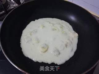 椰香香蕉班戟的做法步骤:9