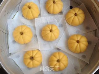 南瓜造型馒头的做法步骤:11