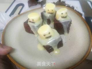 万圣节 小幽灵布朗尼的做法步骤:9
