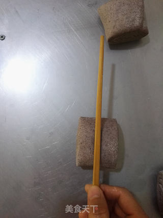 黑米面花卷的做法步骤:9