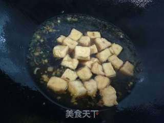 油豆腐扒菜心的做法步骤:10