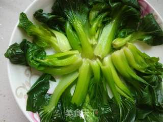 油豆腐扒菜心的做法步骤:14