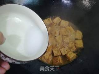 油豆腐扒菜心的做法步骤:16