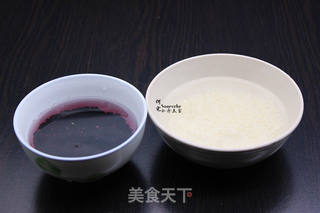 腊味黑白米蒸饭的做法步骤:2