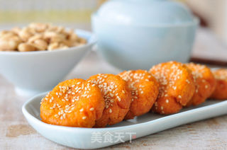 燕麦红薯饼的做法步骤:11