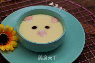 小猪水蒸蛋的做法步骤：12