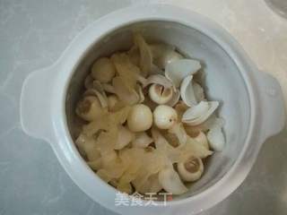 秋季滋阴润肺:银耳百合莲子羹的做法步骤:4