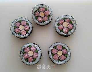 花朵寿司的做法步骤:16