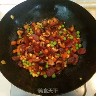 荷叶饭的做法步骤:5