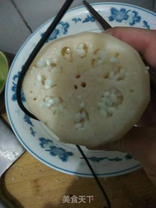 桂花糯米藕的做法步骤:4