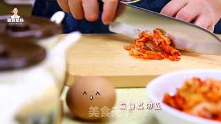 韩式鱿鱼泡菜饼的做法步骤:3