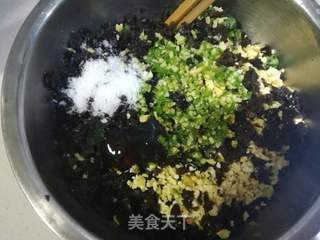 油菜木耳鸡蛋馅饼的做法步骤:14