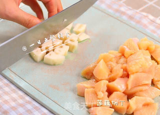 胡萝卜莲藕鸡块 的做法步骤:4