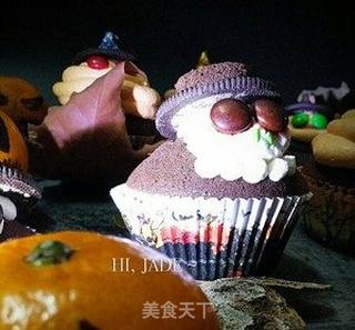 万圣节 海盗杯子巧克力蛋糕的做法步骤:8