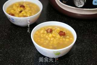 秋季滋阴润肺健脾粥——芸豆大碴粥的做法步骤:6