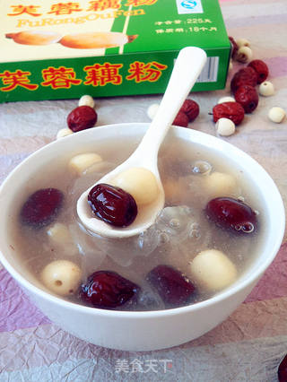 红枣银耳莲子羹的做法步骤:10