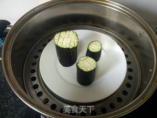 菊花茄子的做法步骤:3