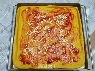 鸡肉什锦披萨的做法步骤:9