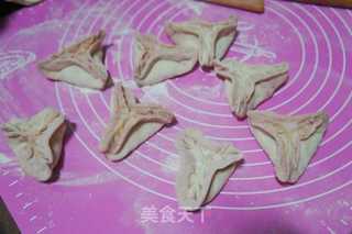 汤面素馅水煎包的做法步骤:10