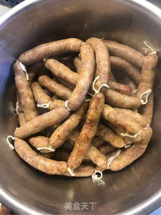 自制黑胡椒风味脆皮肠的做法步骤:28