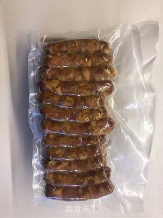 自制黑胡椒风味脆皮肠的做法步骤:30