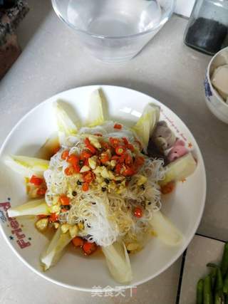 蒜蓉粉丝蒸娃娃菜的做法步骤:7