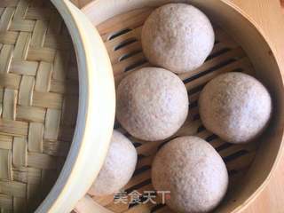 全麦眉豆豆沙包的做法步骤:6