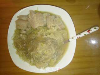 东北猪肉酸菜炖粉条的做法步骤:8