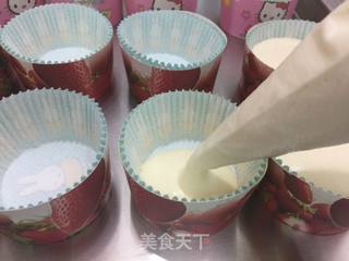 #猛犸象风炉#椰香戚风纸杯蛋糕的做法步骤：13