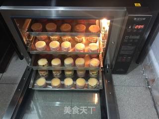 #猛犸象风炉#椰香戚风纸杯蛋糕的做法步骤：15