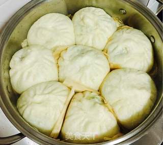 萝卜缨香菇猪肉包子的做法步骤:15