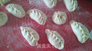 韭菜素包子的做法步骤:11