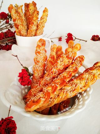 豆沙麻花棒的做法步骤:22