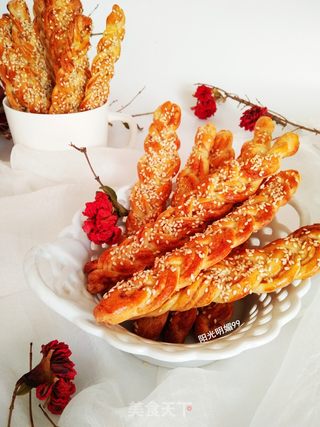 豆沙麻花棒的做法步骤:25