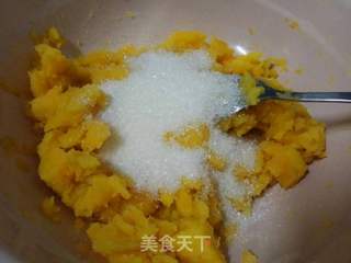 黄金椰香红薯糕的做法步骤:3