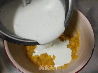 黄金椰香红薯糕的做法步骤:7
