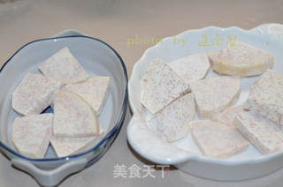 香芋蒸排骨的做法步骤:4