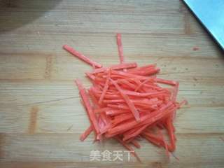 炝拌粉丝绿豆芽的做法步骤:7