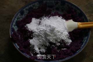 紫薯饼的做法步骤:4