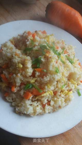 鸡蛋炒饭的做法步骤:6