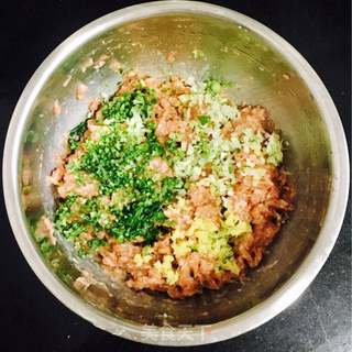 鸡肉白菜水饺的做法步骤:4