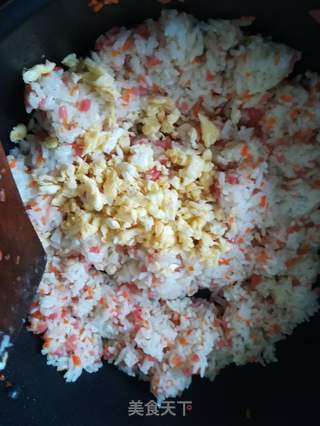 什锦炒饭的做法步骤：6