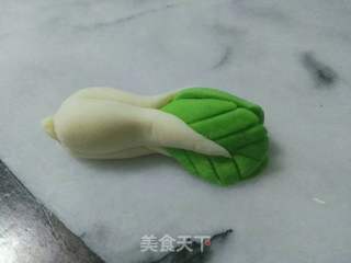 仿真白菜馒头-花样面食的做法步骤:6