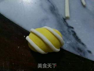 糖果南瓜馒头的做法步骤:5